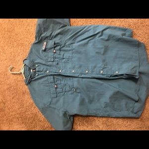 Blue Columbia PFG shirt